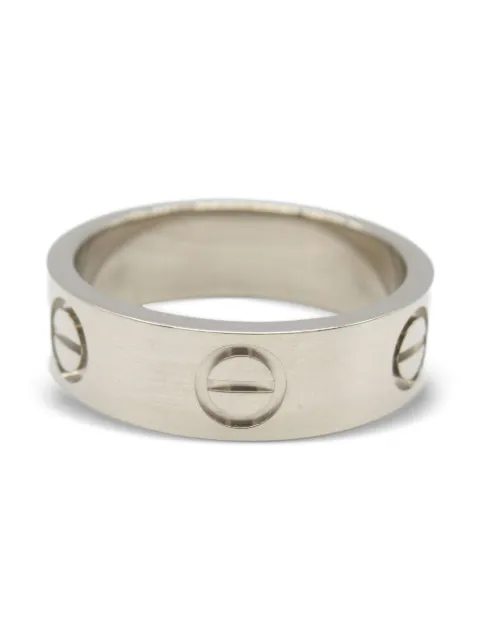 Cartier 2010s 18K white gold Love ring