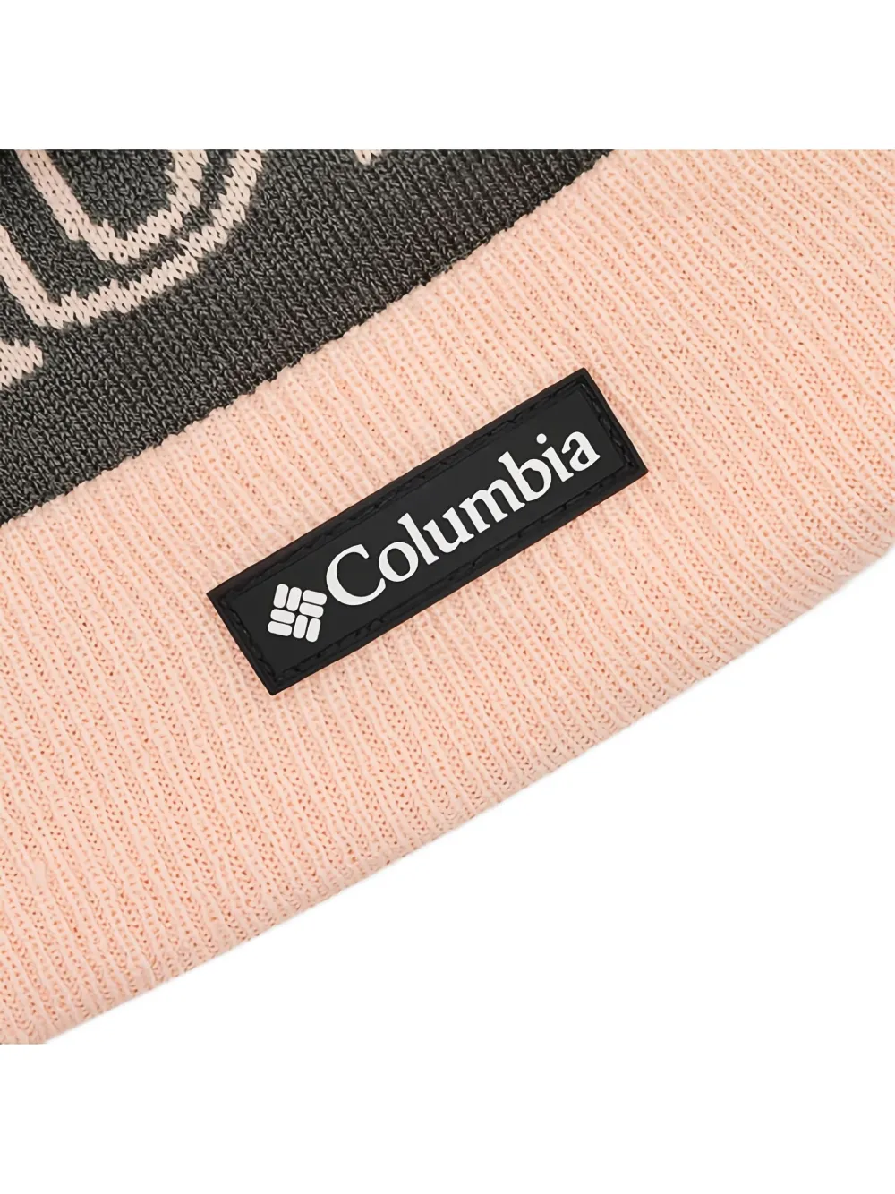 Columbia Pom-pom Logo-detail Beanie In Orange