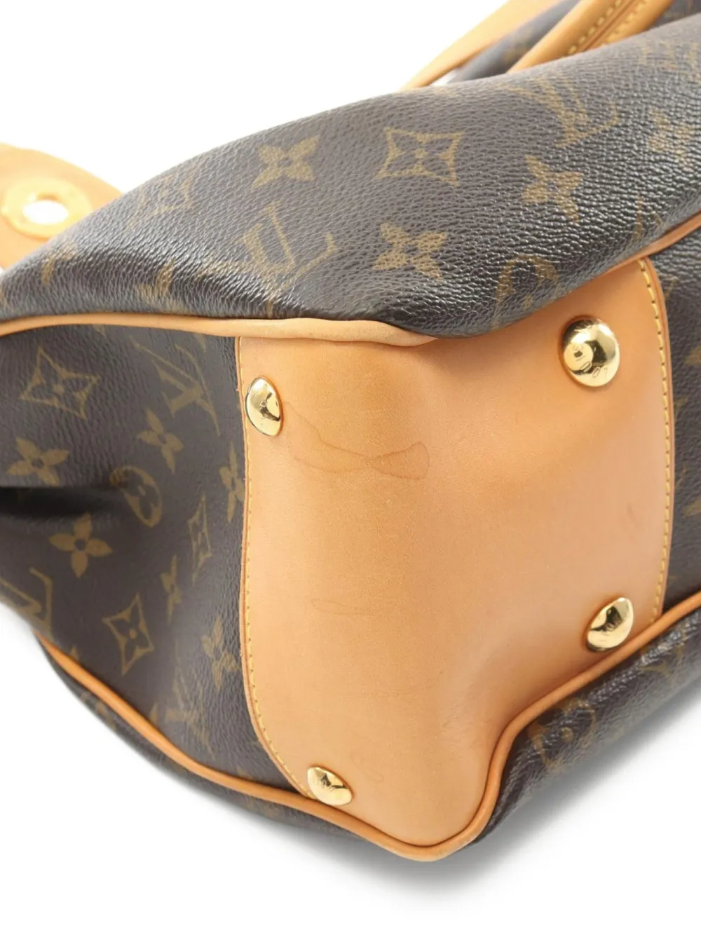 Pre-owned Louis Vuitton 2009 Boesi Mm Shoulder Bag In Brown