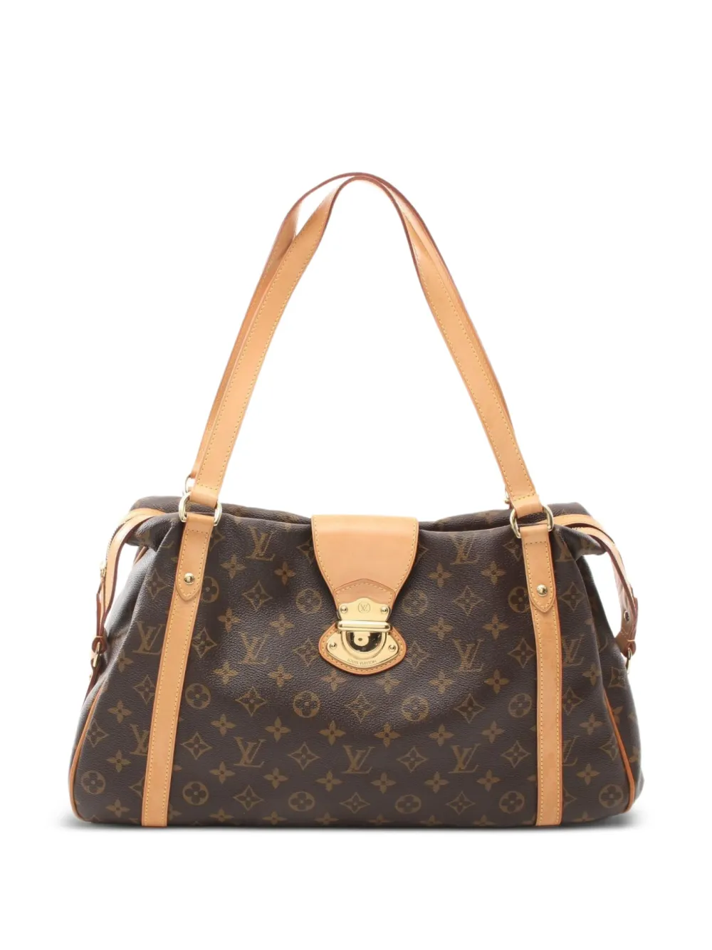 Louis Vuitton Pre-Owned 2010s ストレーザ GM ショルダーバッグ - ブラウン Louis Vuitton Pre-Owned 2010s ストレーザ GM ショルダーバッグ - ブラウン