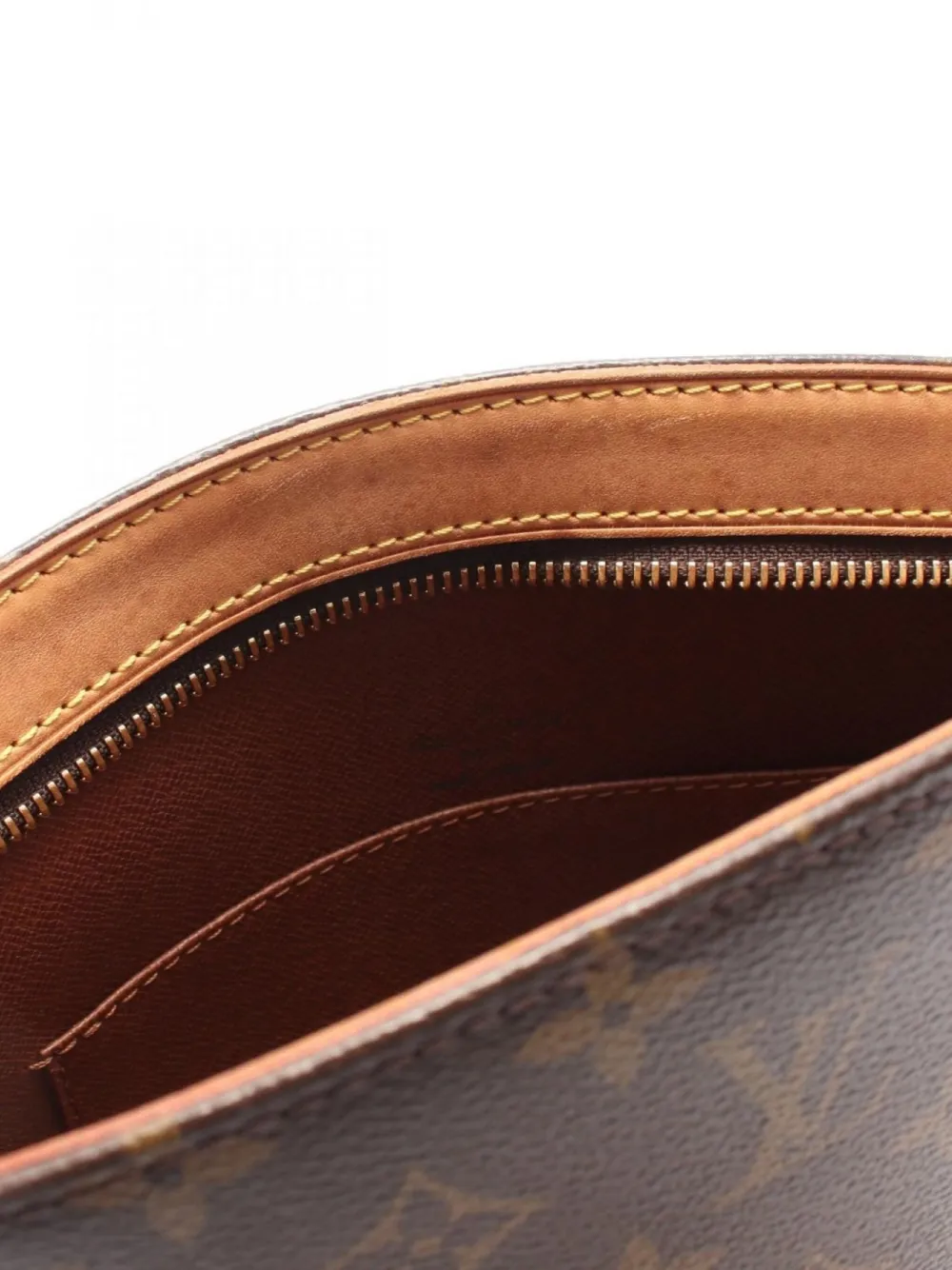 Pre-owned Louis Vuitton 2005 Druot Shoulder Bag In Brown