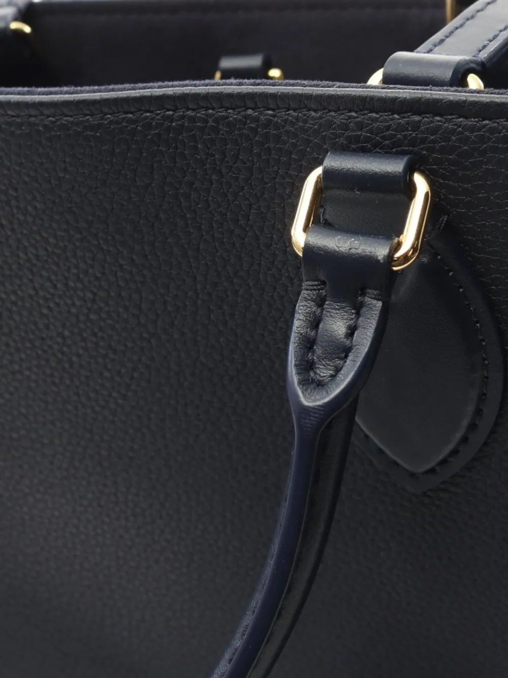 Pre-owned Louis Vuitton 2010s Onthego Mm Tote Bag In Blue