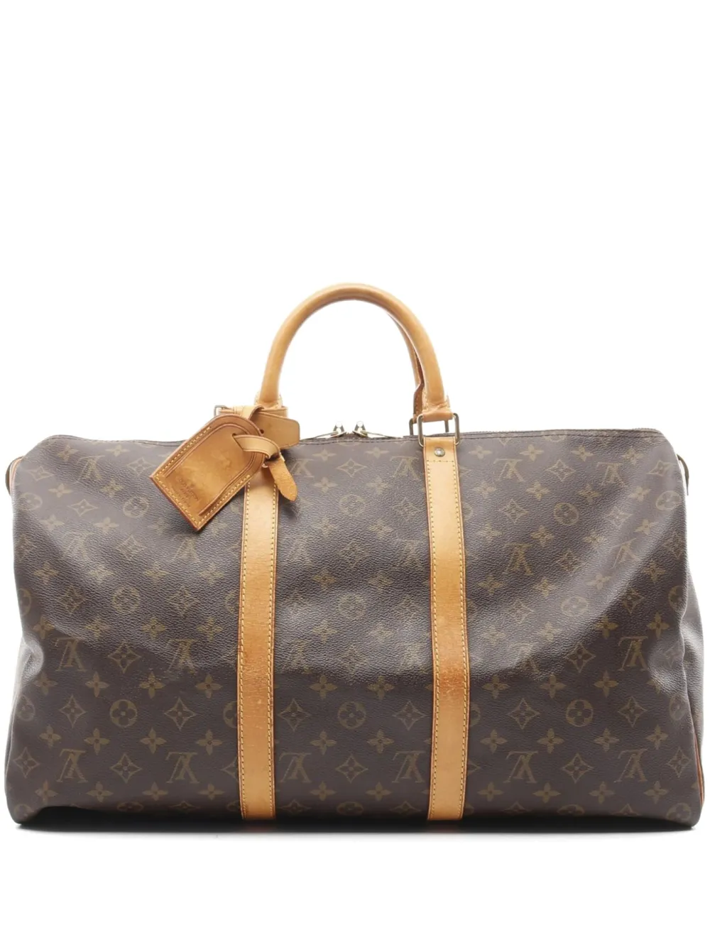 Louis Vuitton Pre-Owned 1994 キーポル 50 ボストンバッグ - ブラウン Louis Vuitton Pre-Owned 1994 キーポル 50 ボストンバッグ - ブラウン