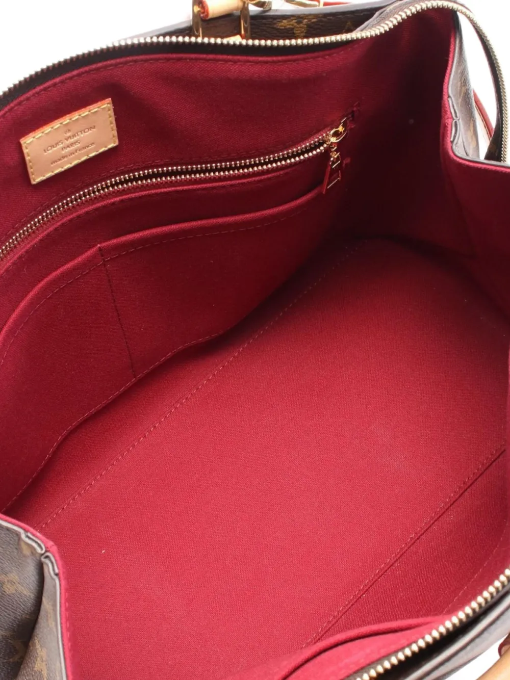 Pre-owned Louis Vuitton 2021 Petit Palais Mm Tote Bag In Brown