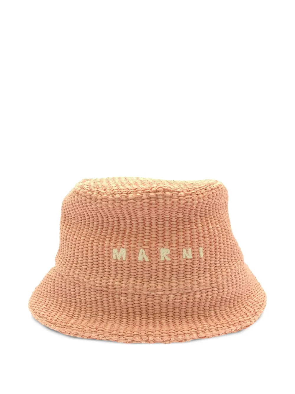 Pre-owned Marni 2010s Logo-embroidered Cotton Hat
