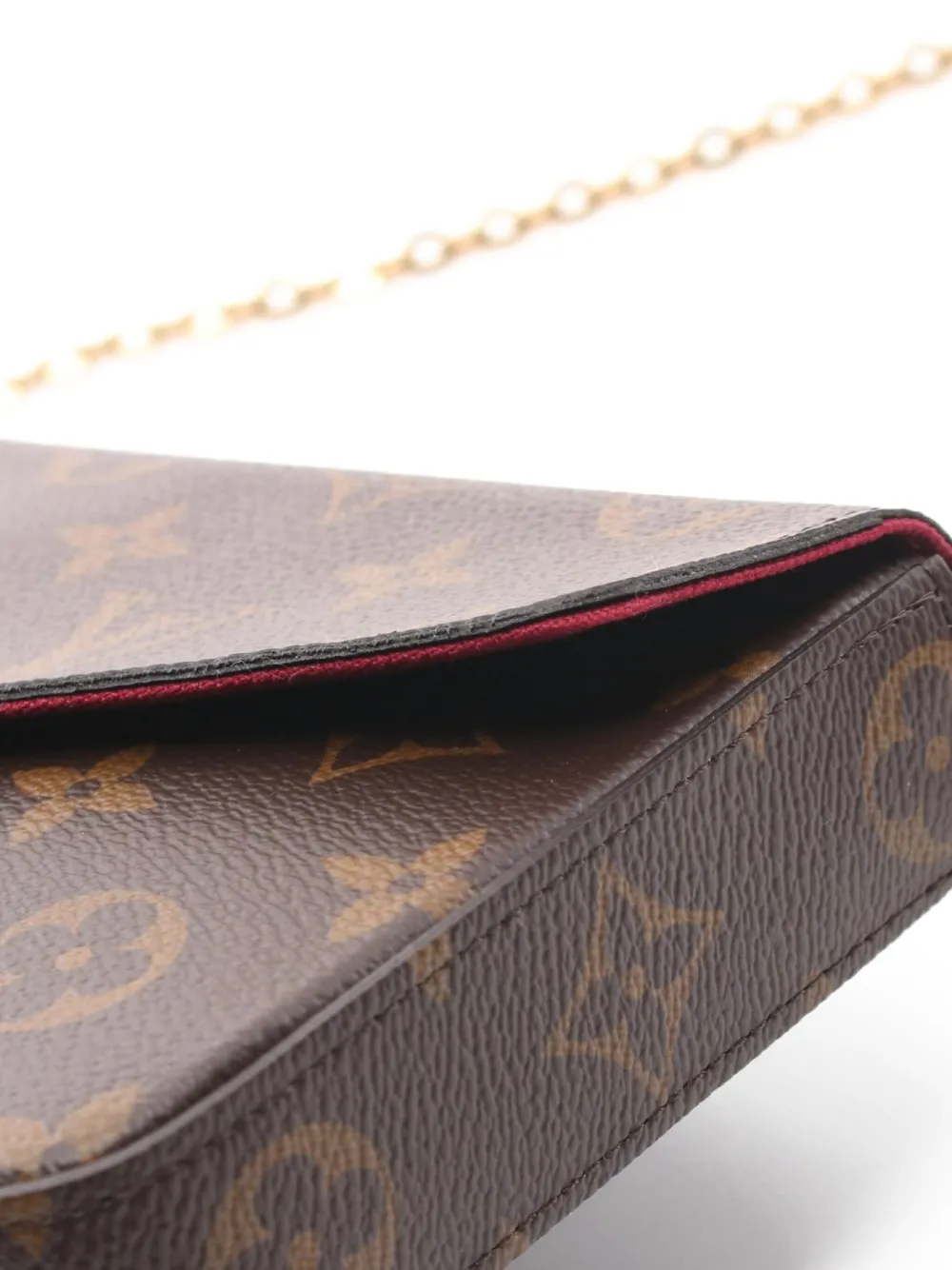 Pre-owned Louis Vuitton 2010s Felicie Monogram Wallet In Brown