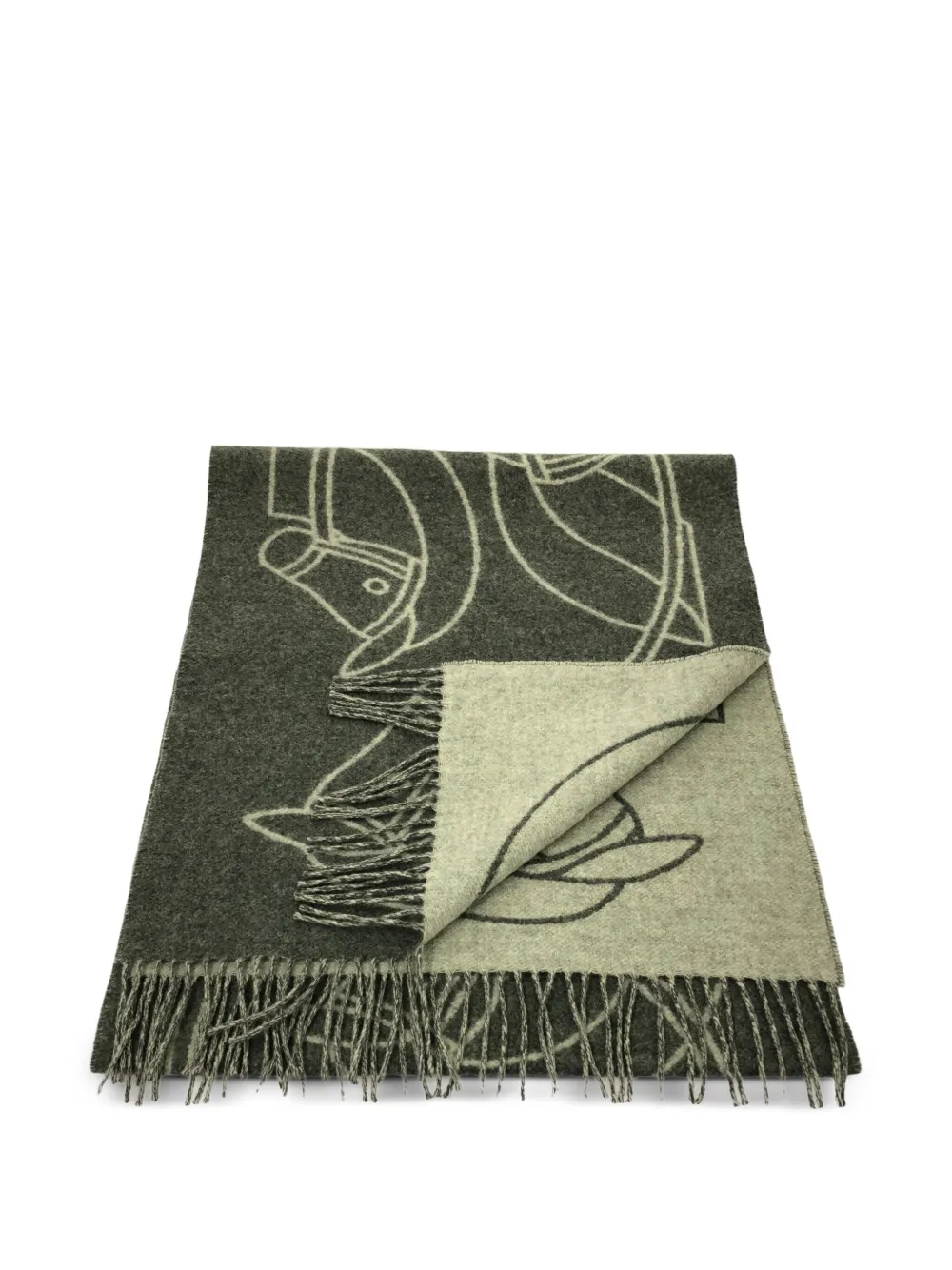 Hermès Pre-Owned mascada Entrelac Eskettle 2010 | Hombre | Image 2