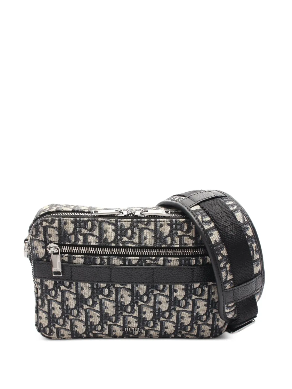Christian Dior Pre-Owned 2010 オブリーク ショルダーバッグ - ブルー Christian Dior Pre-Owned 2010 オブリーク ショルダーバッグ - ブルー