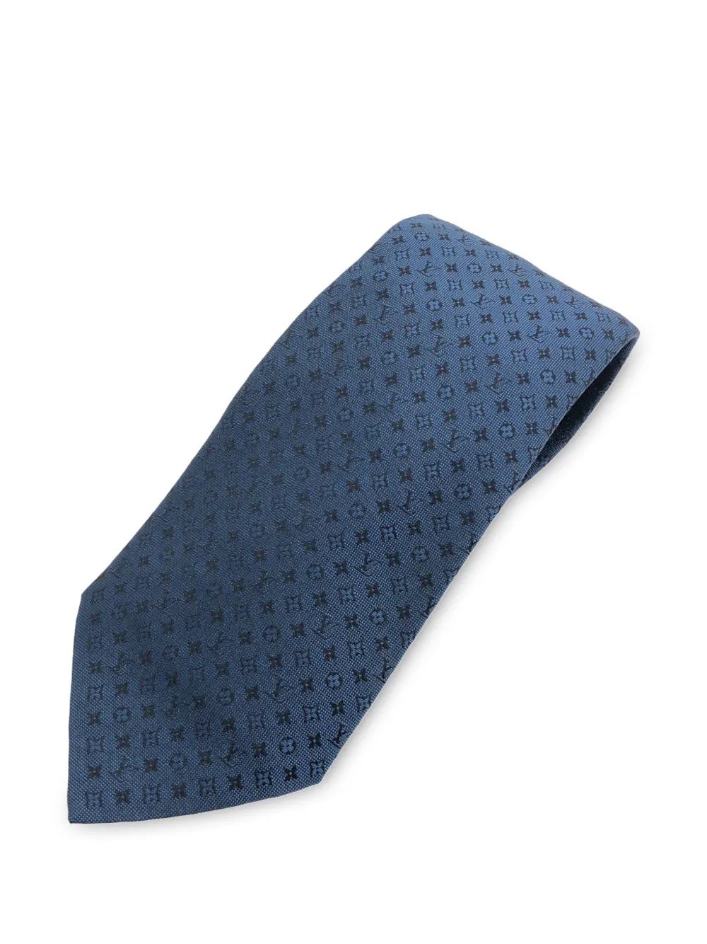Pre-owned Louis Vuitton 2015 Logo-embroidered Tie