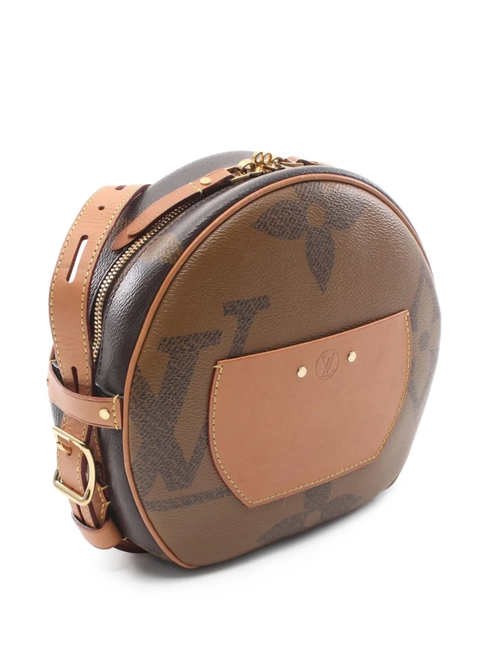 Pre-owned Louis Vuitton 2019 Boîte Chapeau Shoulder Bag In Brown