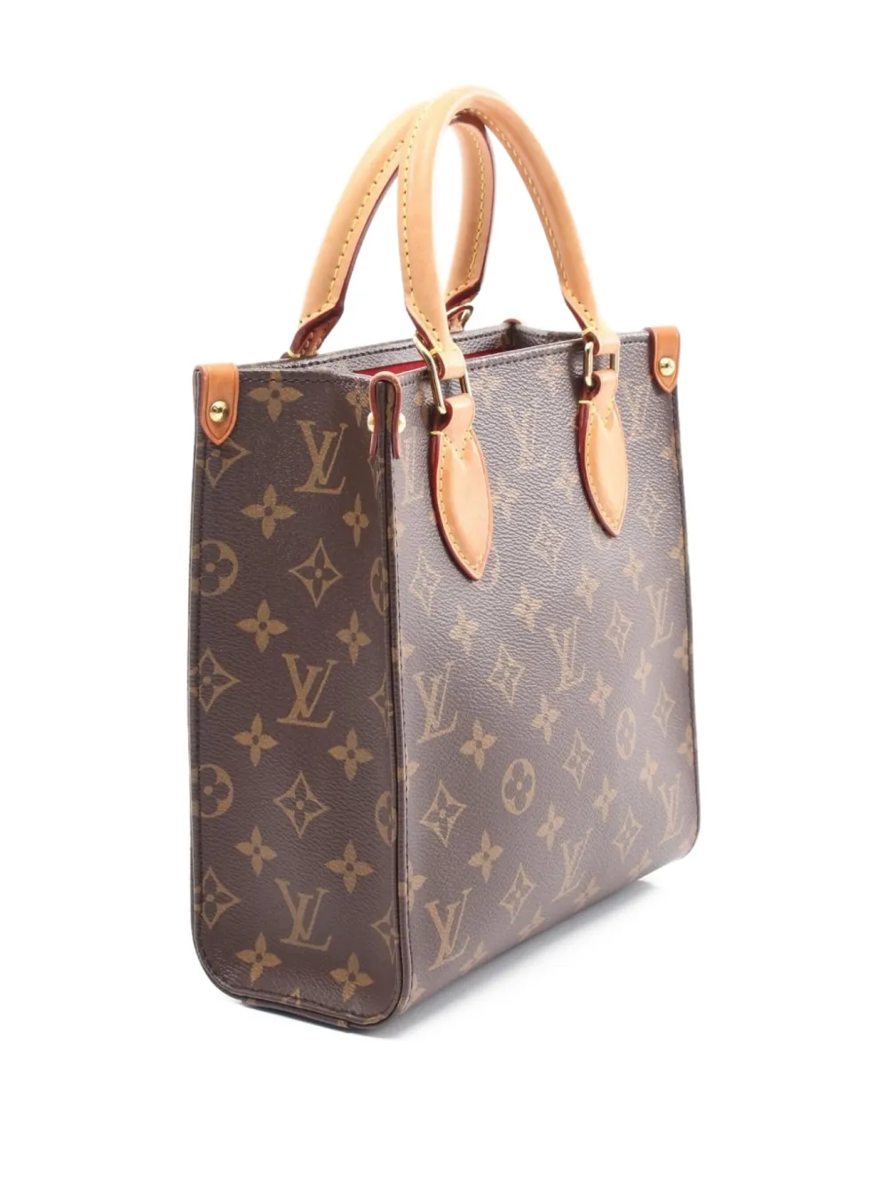 Pre-owned Louis Vuitton 2021 Sac Plat Bb Tote Bag In Brown