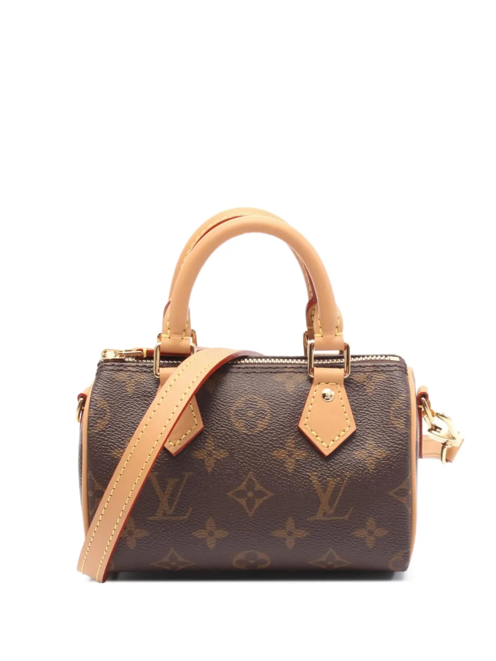Louis Vuitton Pre-Owned 2022 nano Speedy tote bag | Brown | Image 1
