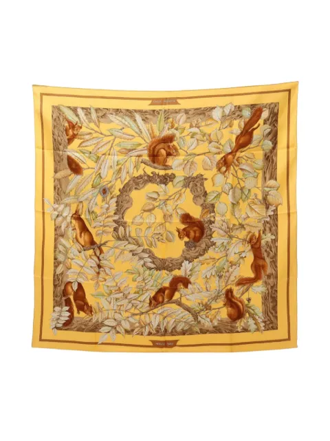 Hermès Pre-Owned 2010s Casse Noisette silk scarf