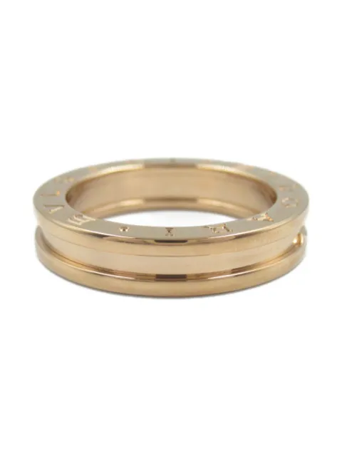 Bvlgari Pre-Owned 2010s 18K rose gold B.Zero1 ring 