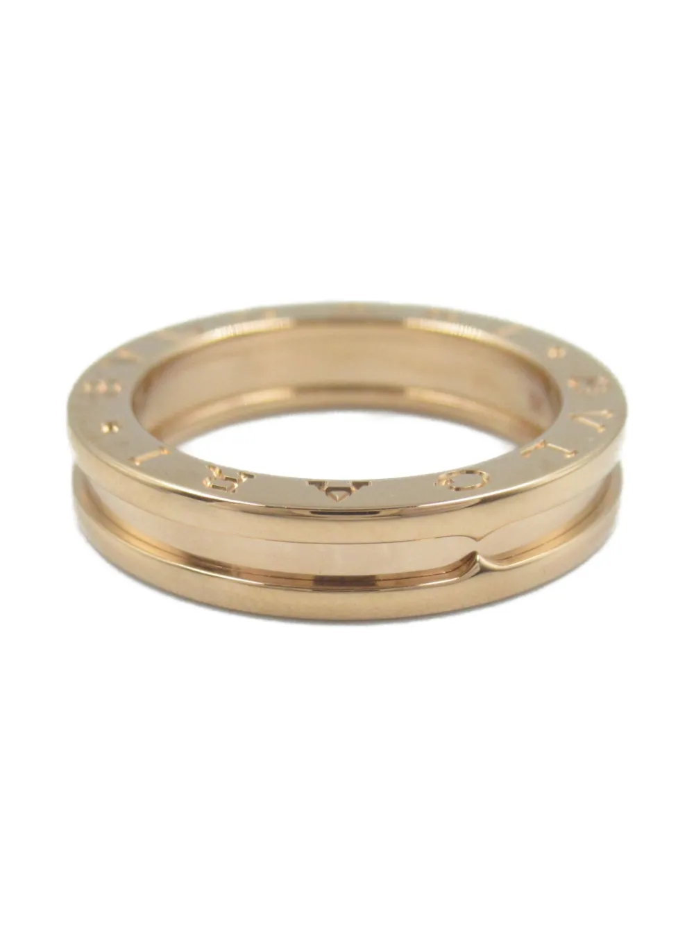 Bvlgari Pre-Owned 2010s 18K rose gold B.Zero1 ring | Men | Image 2