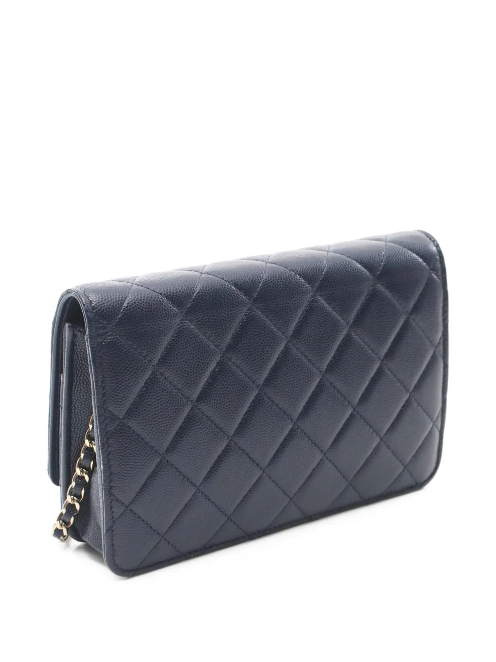 CHANEL Pre-Owned 2021s matelassé wallet-on-chain | Pre-Owned | Image 2