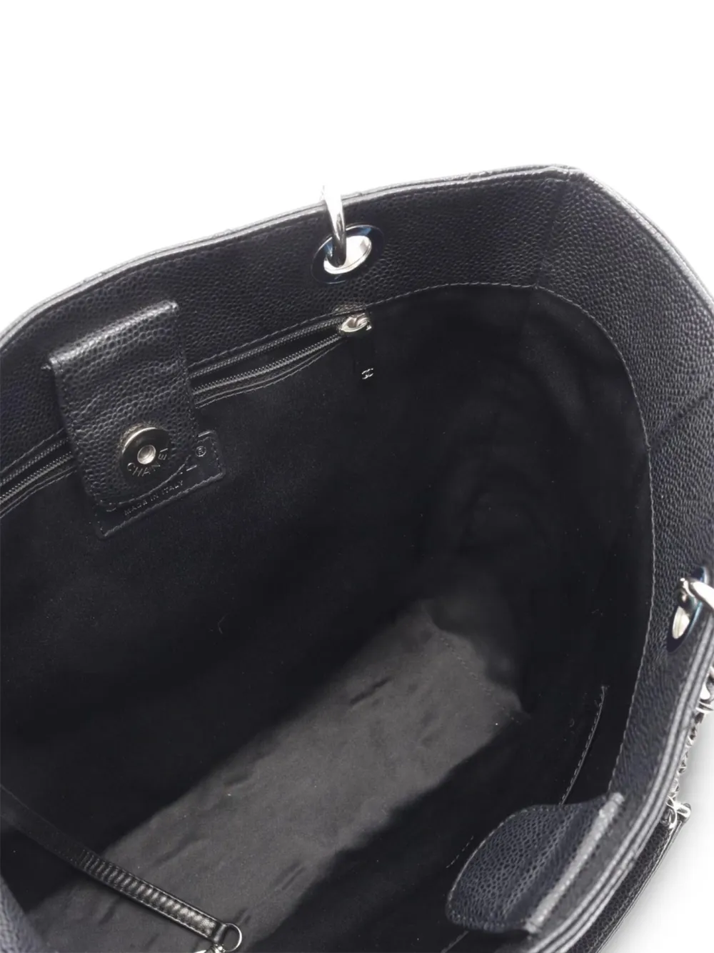 Pre-owned Chanel 2012-2013 Matelassé Tote Bag In Black