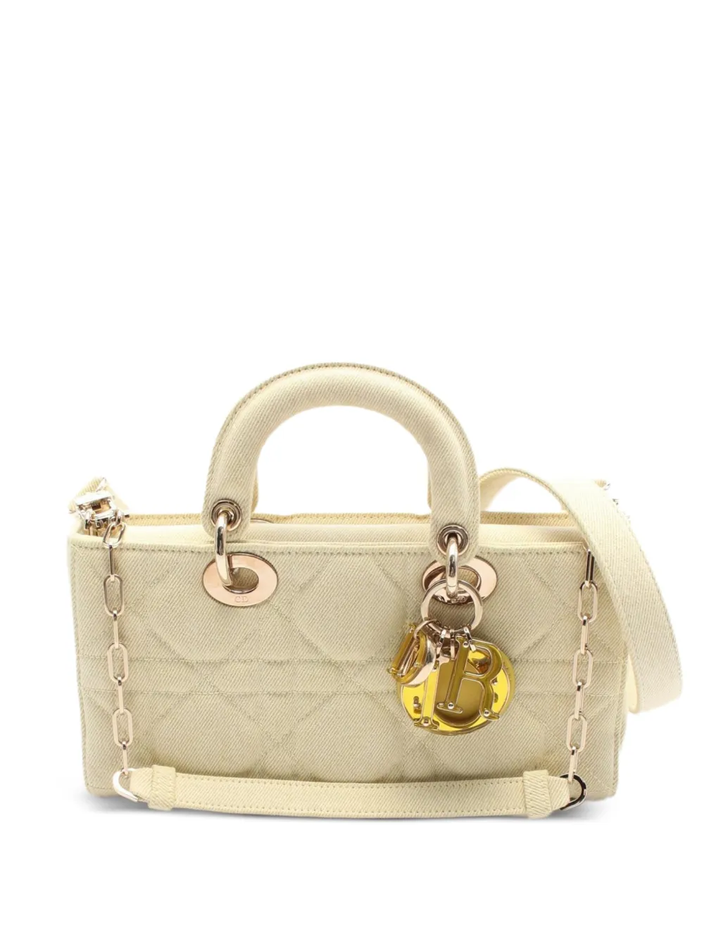 Christian Dior Pre-Owned 2010s medium Lady D-Joy tote bag - ニュートラル Christian Dior Pre-Owned 2010s medium Lady D-Joy tote bag - ニュートラル