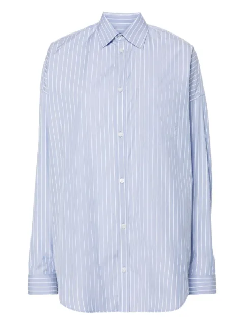 Balenciaga striped logo shirt