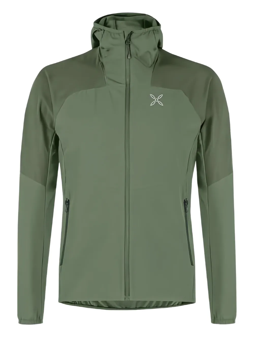 Monture hooded elasticated jacket | Green | Image 1