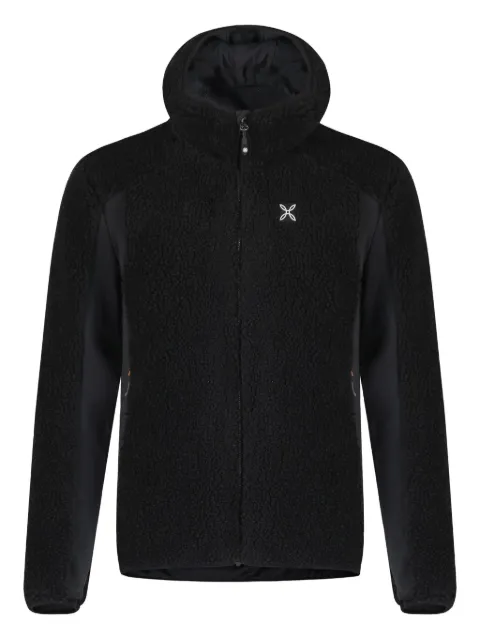 Monture zipped fleece hoodie