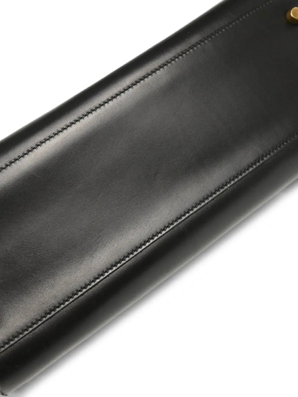 Pre-owned Hermes 1992 Kelly Sport Gm Shoulder Bag In Black