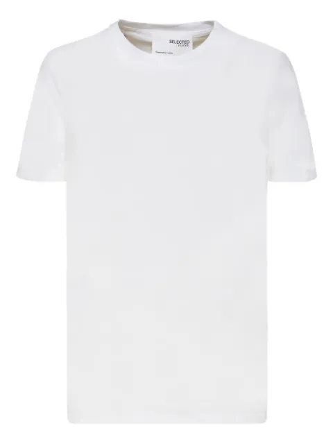 SELECTED Camiseta de algodão orgânico