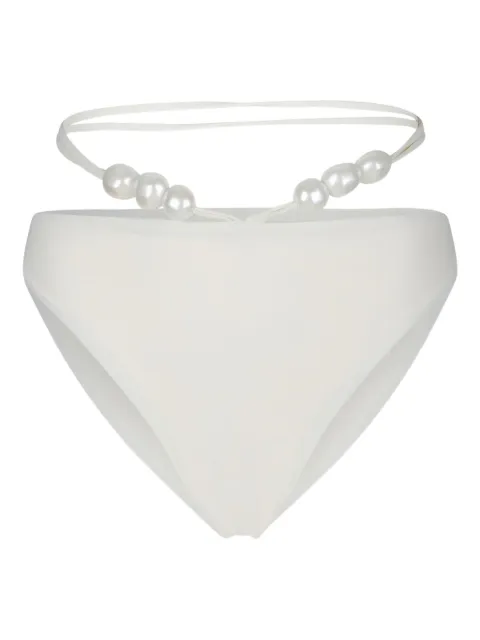 Magda Butrym pearl-detailing bikini bottoms 