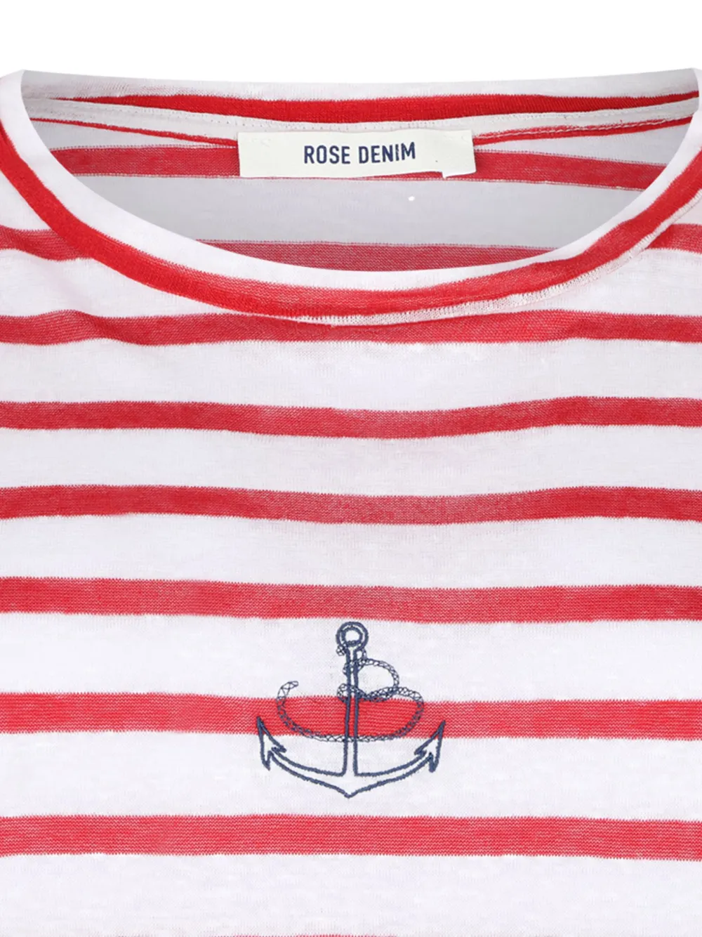 Merci Gestreept T-shirt Wit
