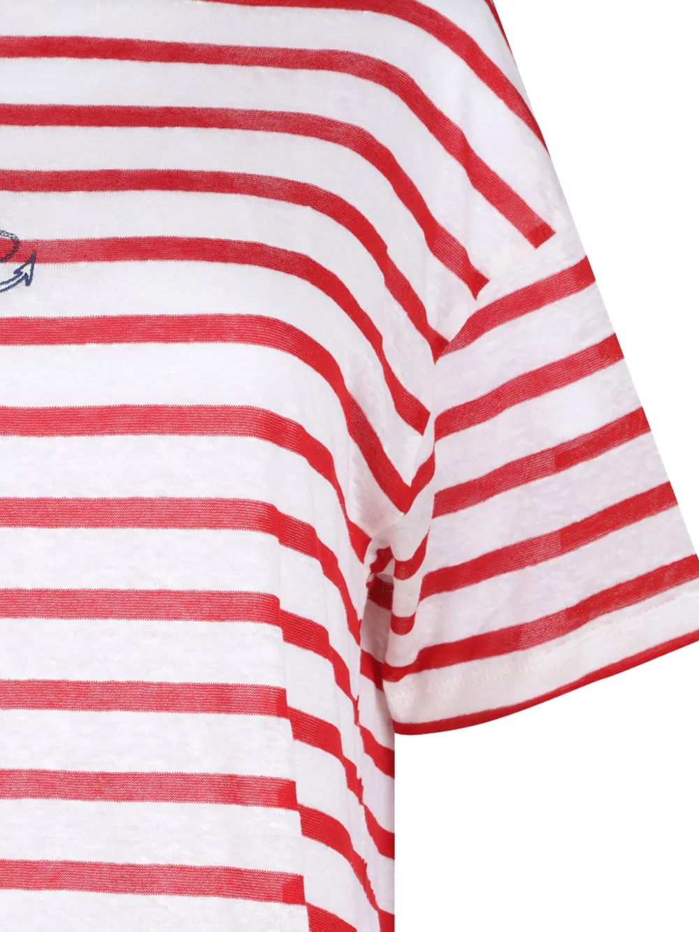 Merci Gestreept T-shirt Wit