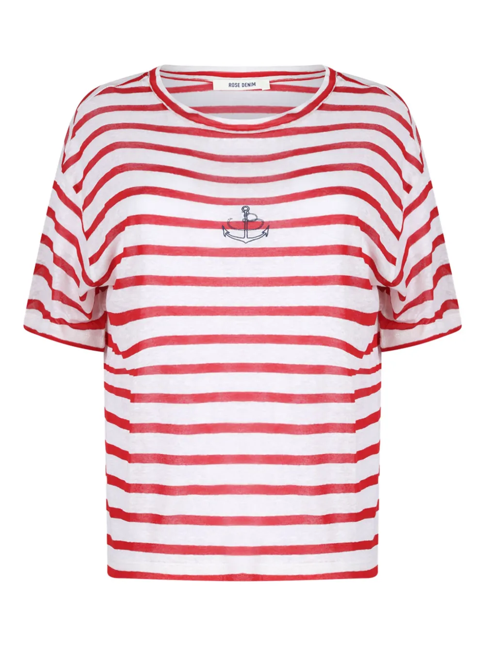 Merci Gestreept T-shirt Wit