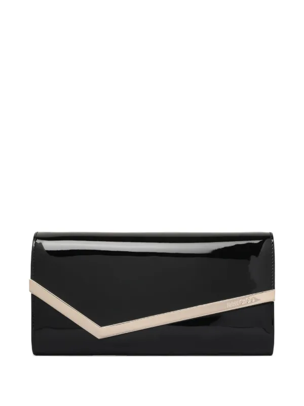 Jimmy Choo Emmie クラッチバッグ | ブラック | FARFETCH JP