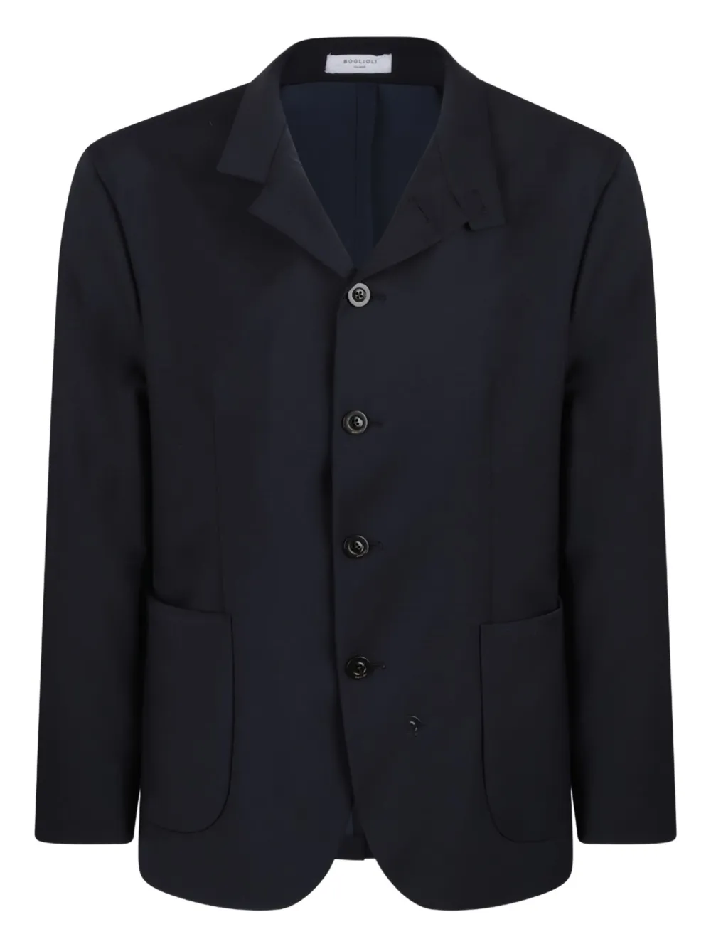 Boglioli Blazer met enkele rij knopen Blauw