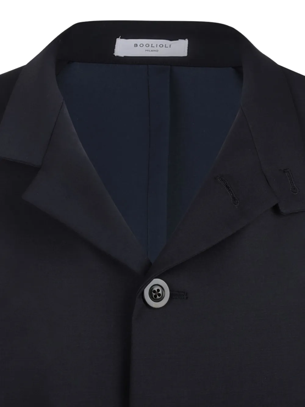 Boglioli Blazer met enkele rij knopen Blauw