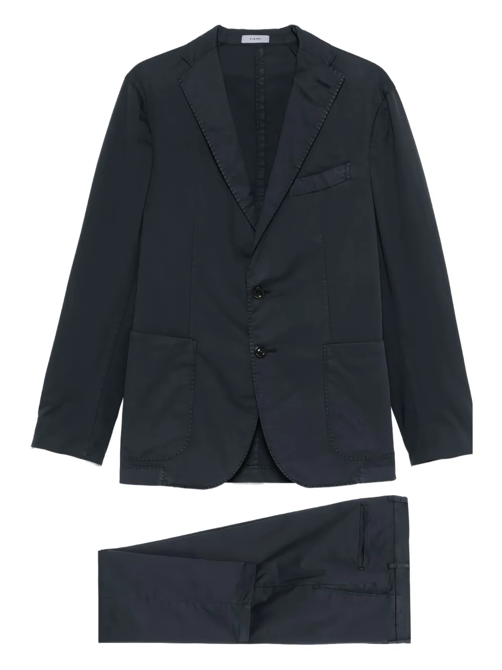 Boglioli traje con botones | azul | Image 1