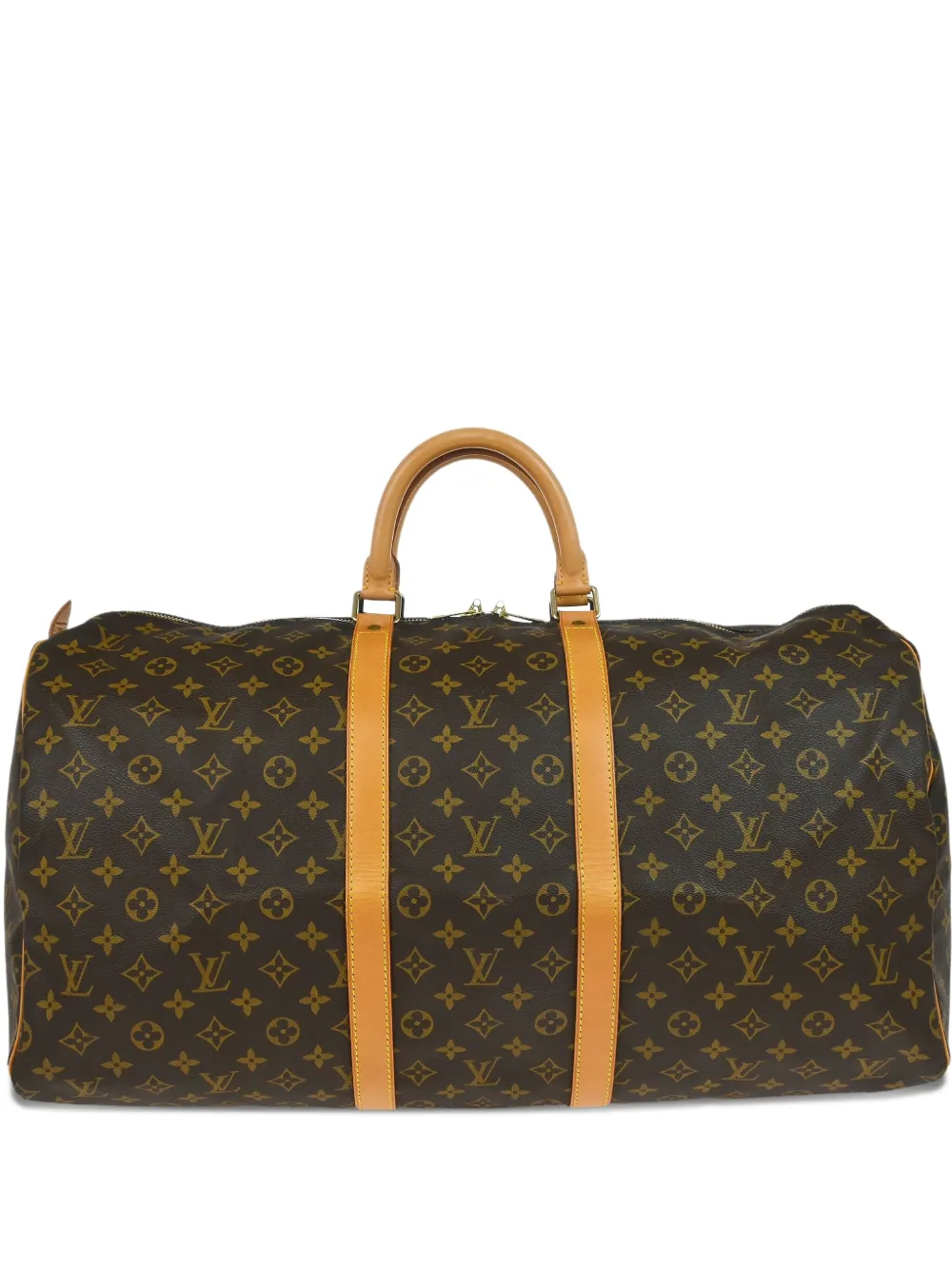 Louis Vuitton Pre-Owned 1996 キーポル 55 ダッフルバッグ - ブラウン Louis Vuitton Pre-Owned 1996 キーポル 55 ダッフルバッグ - ブラウン