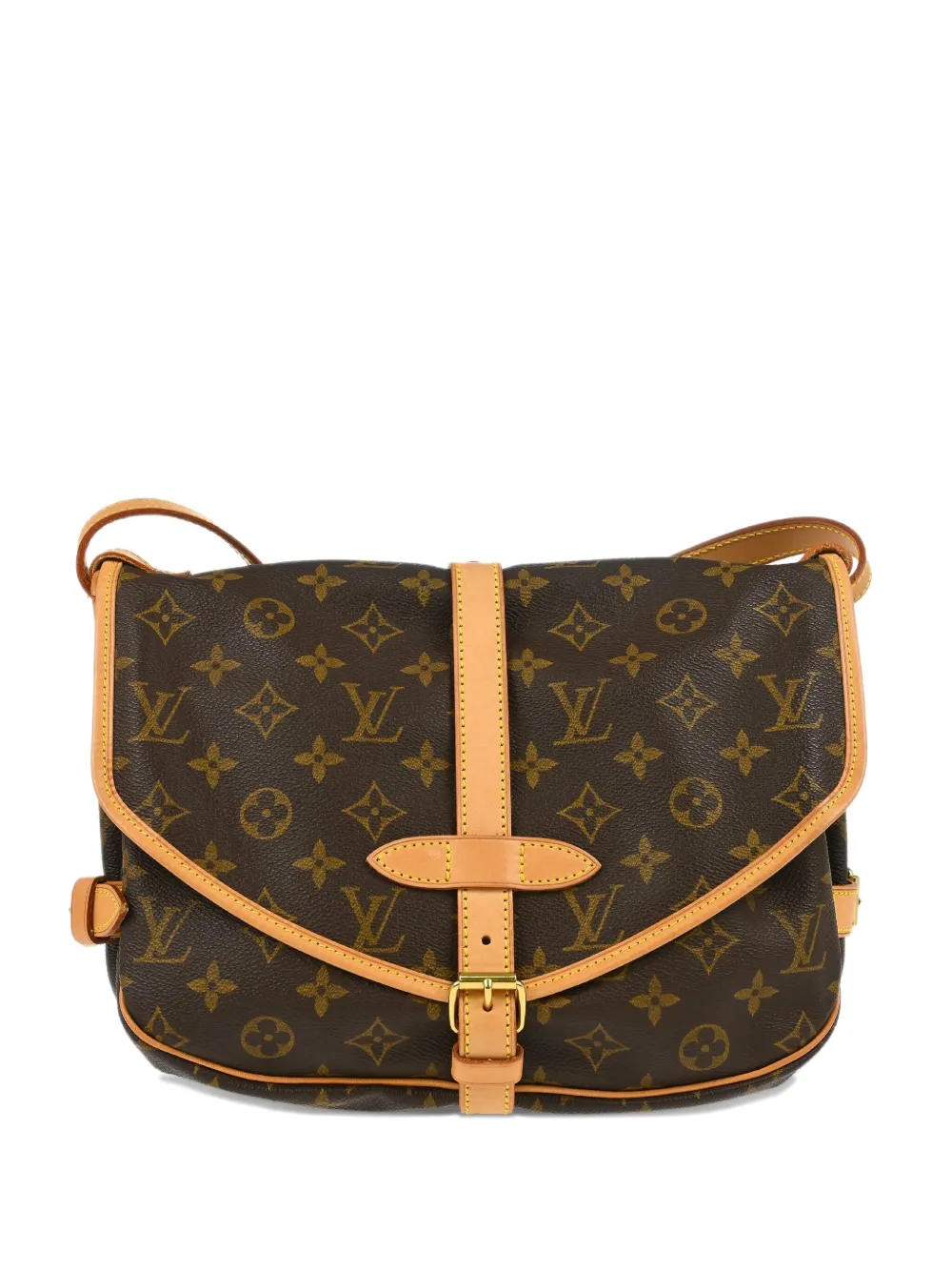 Louis Vuitton Pre-Owned 1998 ソミュール 30 ショルダーバッグ - ブラウン Louis Vuitton Pre-Owned 1998 ソミュール 30 ショルダーバッグ - ブラウン
