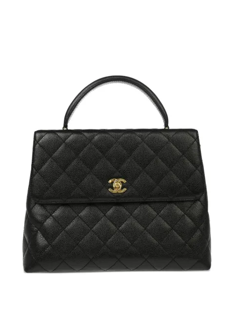 CHANEL Pre-Owned 2002 matelassé top handle bag