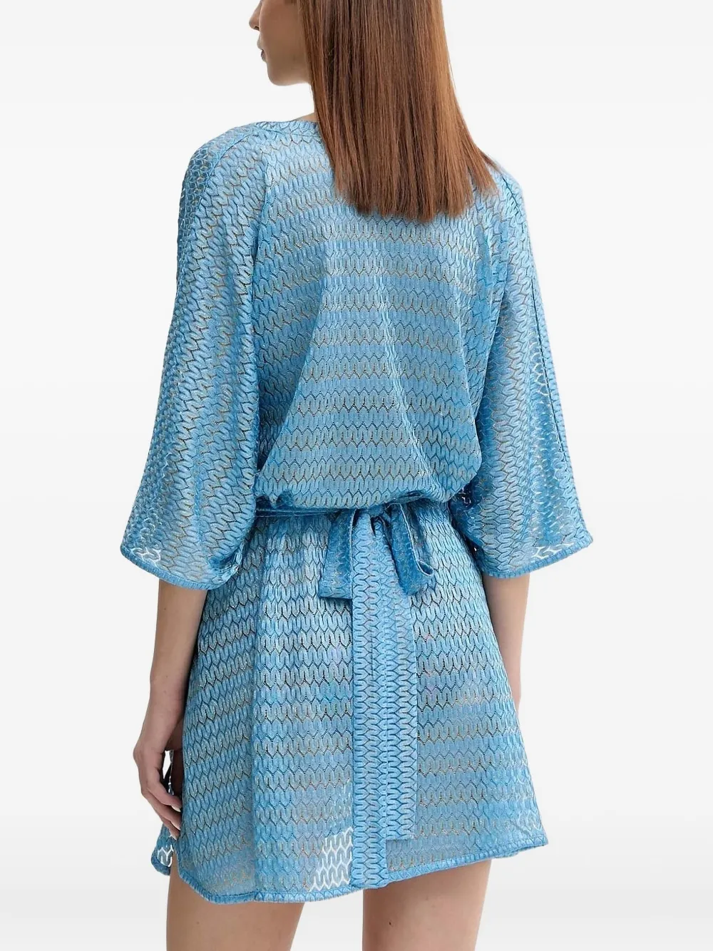 Melissa Odabash Petra Ocean mini-strandjurk Blauw