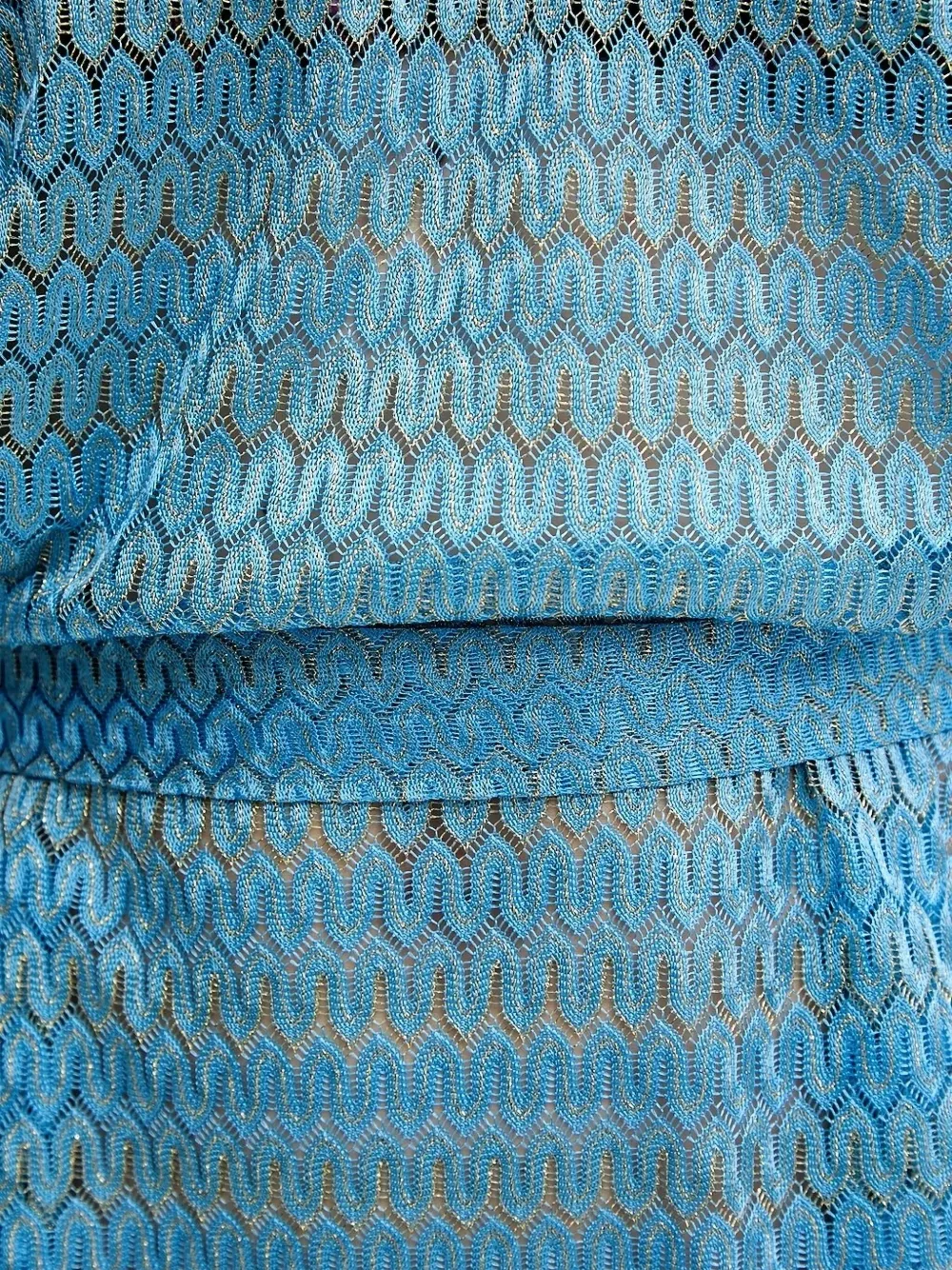 Melissa Odabash Petra Ocean mini-strandjurk Blauw