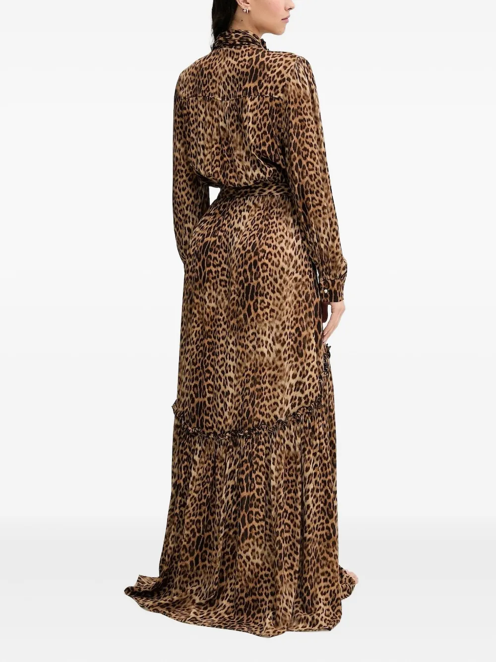 Melissa Odabash Jurk met luipaardprint - Bruin