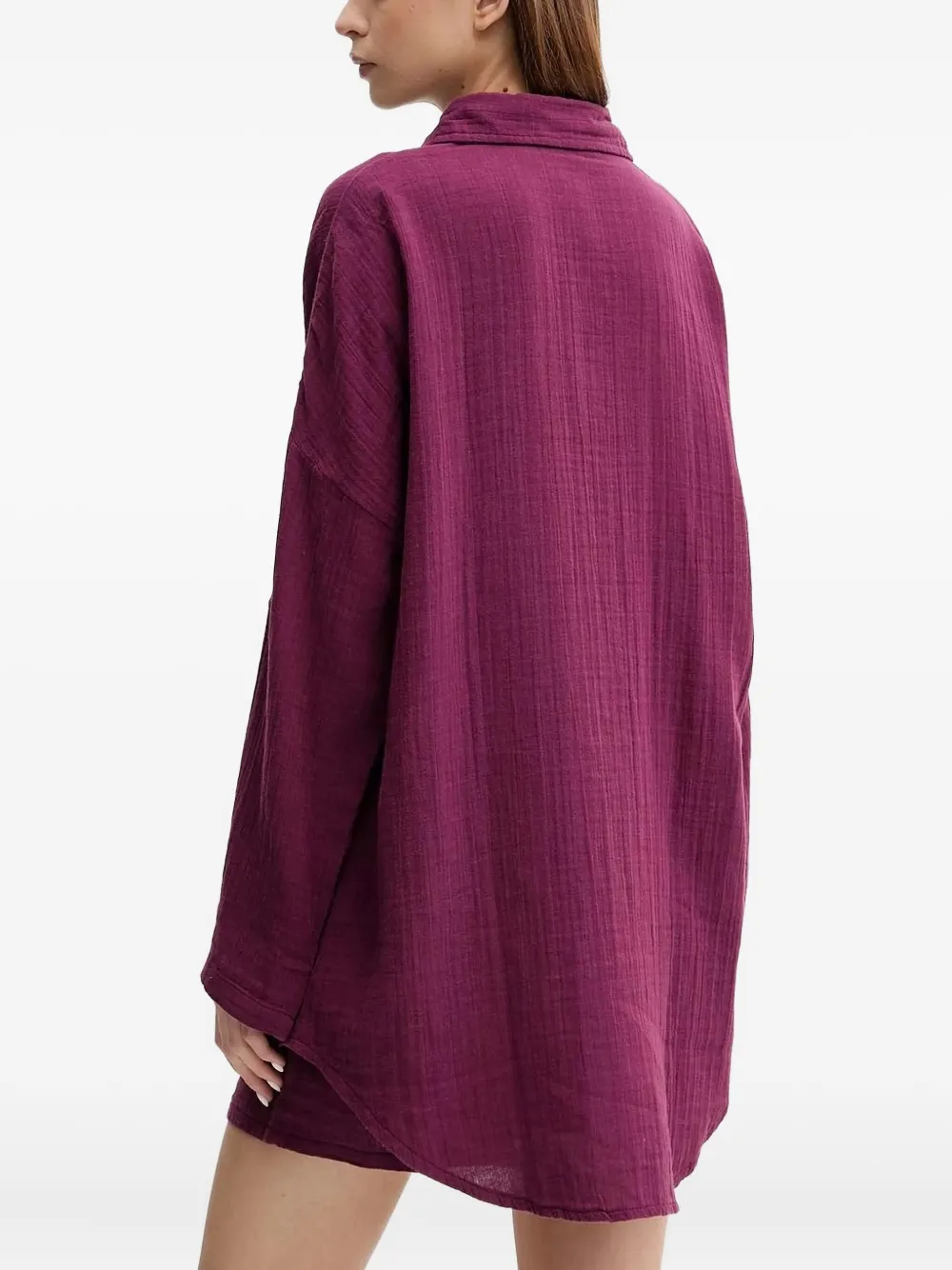 Melissa Odabash Elena blouse met dubbele zak - Rood