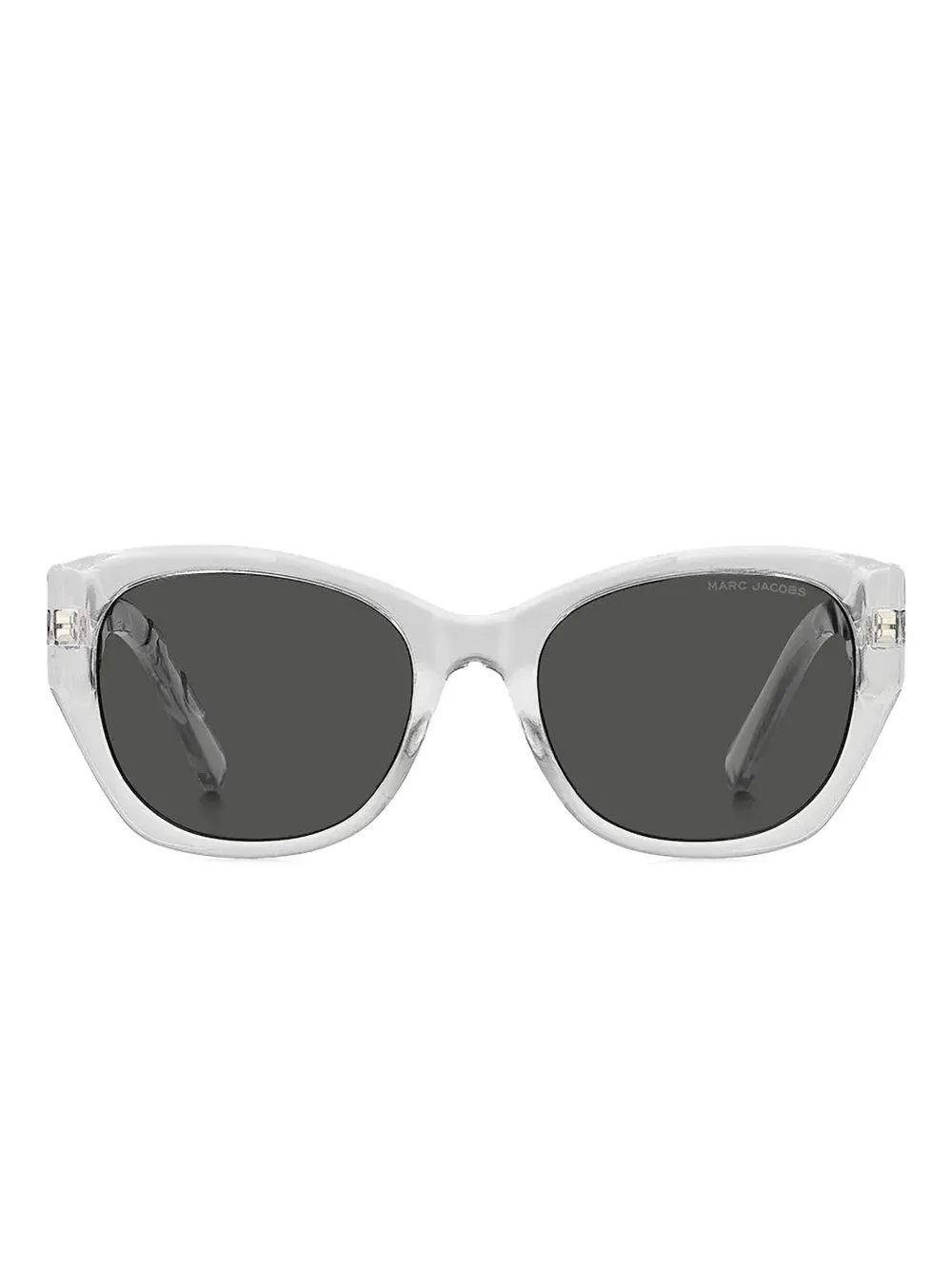 Marc Jacobs Eyewear Zonnebril met rond montuur Wit