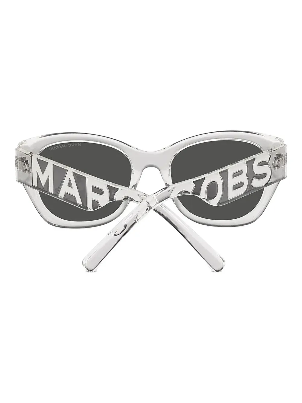 Marc Jacobs Eyewear Zonnebril met rond montuur Wit