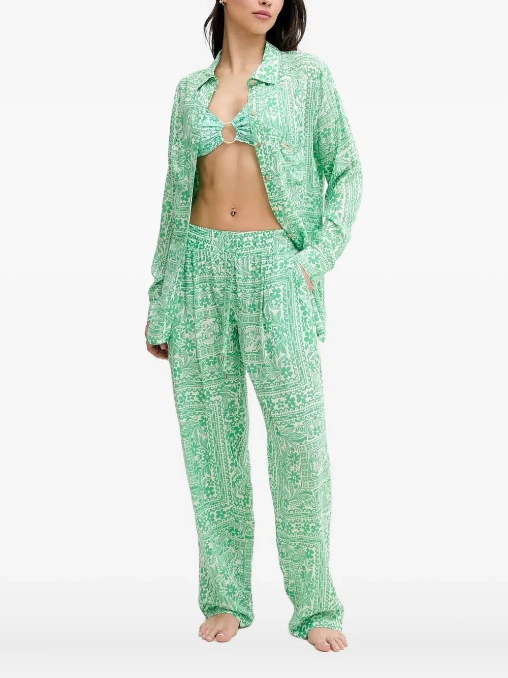 Melissa Odabash Millie shirt | Green | Image 1