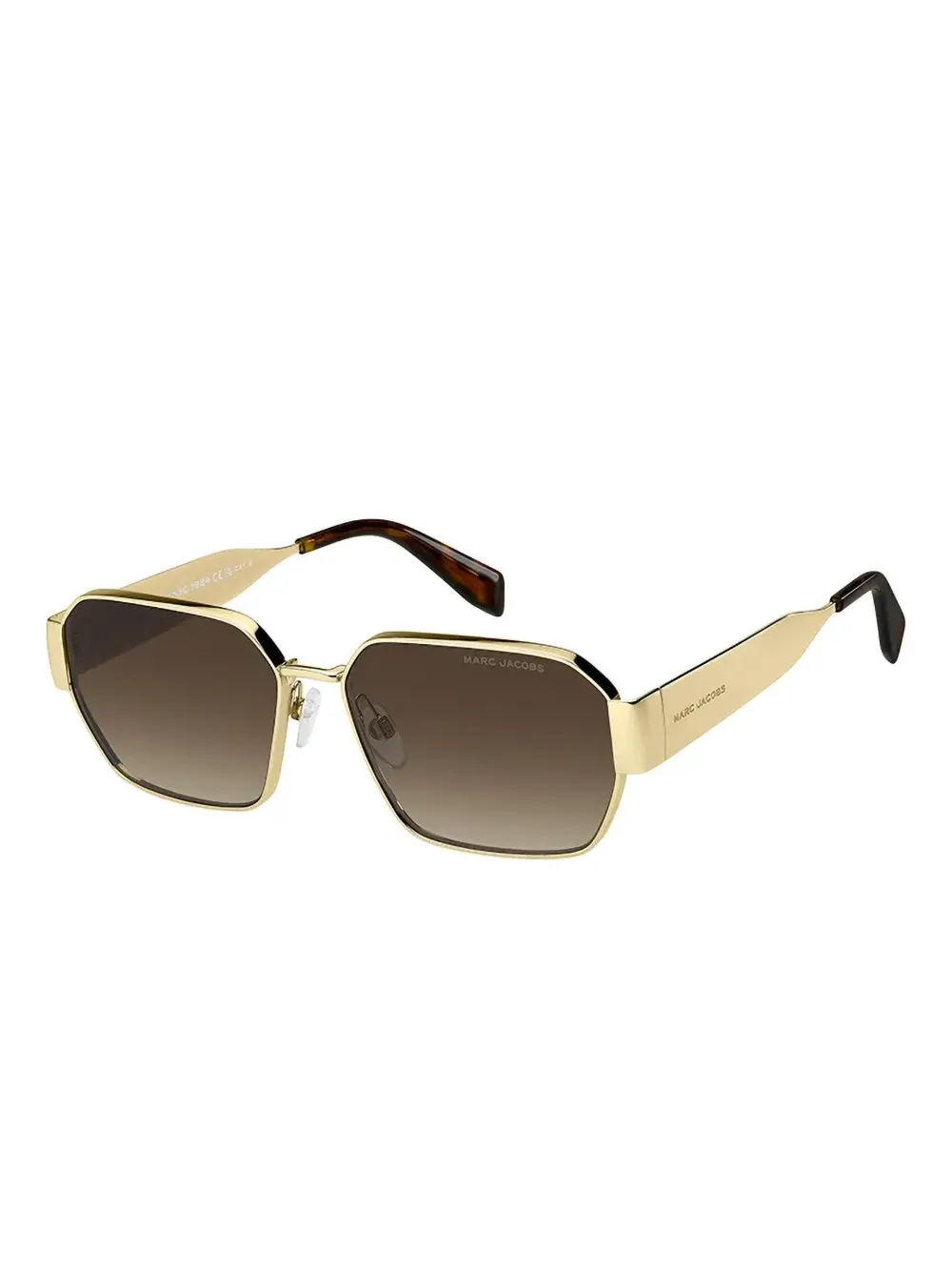 Marc Jacobs Eyewear Zonnebril met geometrisch montuur Goud