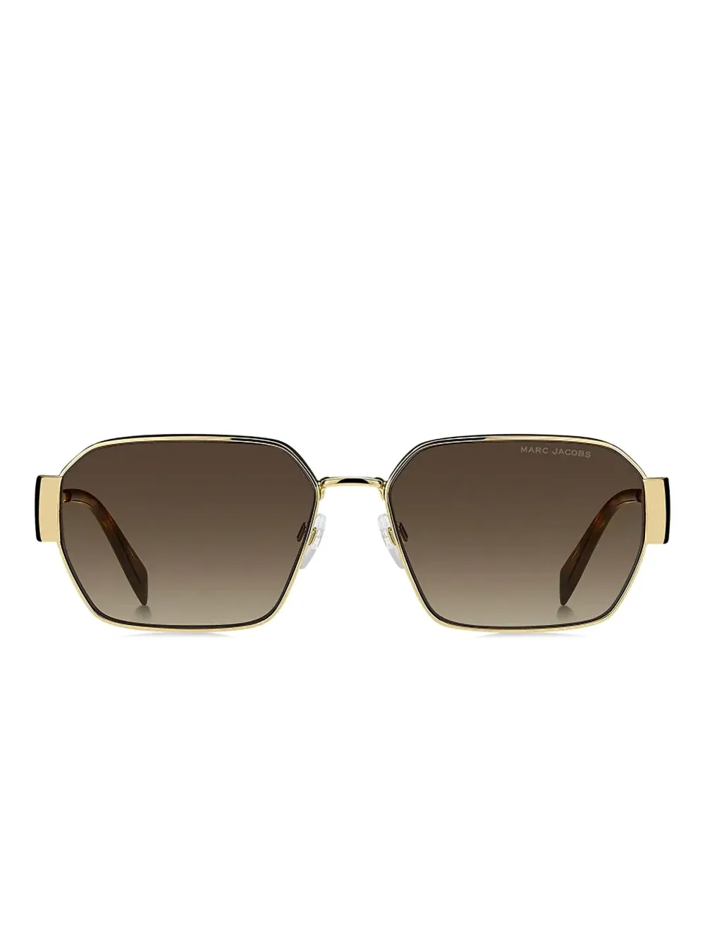 Marc Jacobs Eyewear Zonnebril met geometrisch montuur Goud