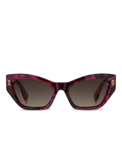 Marc Jacobs Eyewear geometric-frame logo-detail sunglasses
