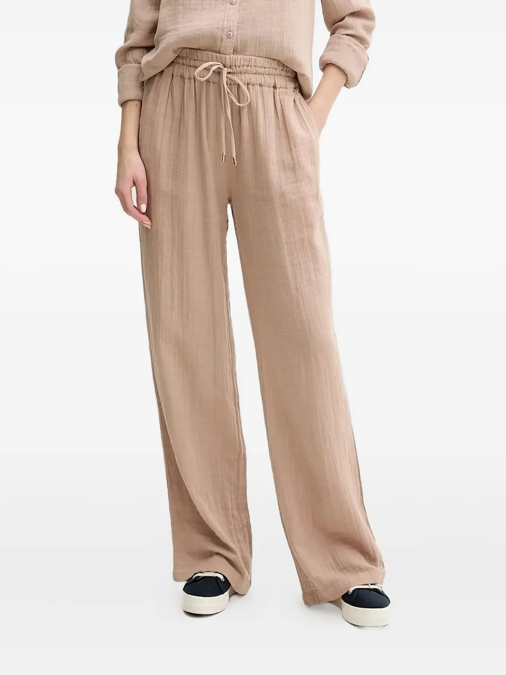 Melissa Odabash Krissy Drawstring Trousers In Pink