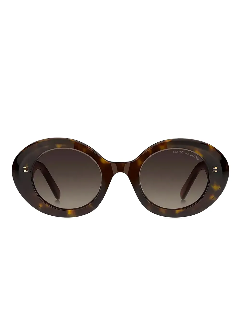 Marc Jacobs Eyewear Zonnebril met ovalen montuur Bruin